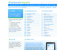 Tablet Screenshot of lyricon.net
